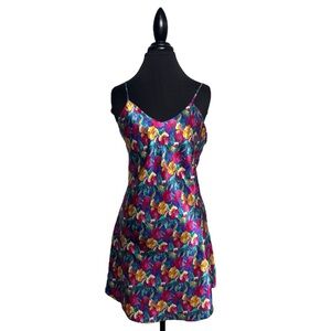 Vtg Floral Slip Dress